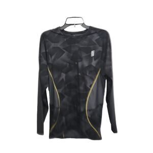 Second Skin Quatroflx Men's Compression Shirt Top Long Sleeves Size XXL